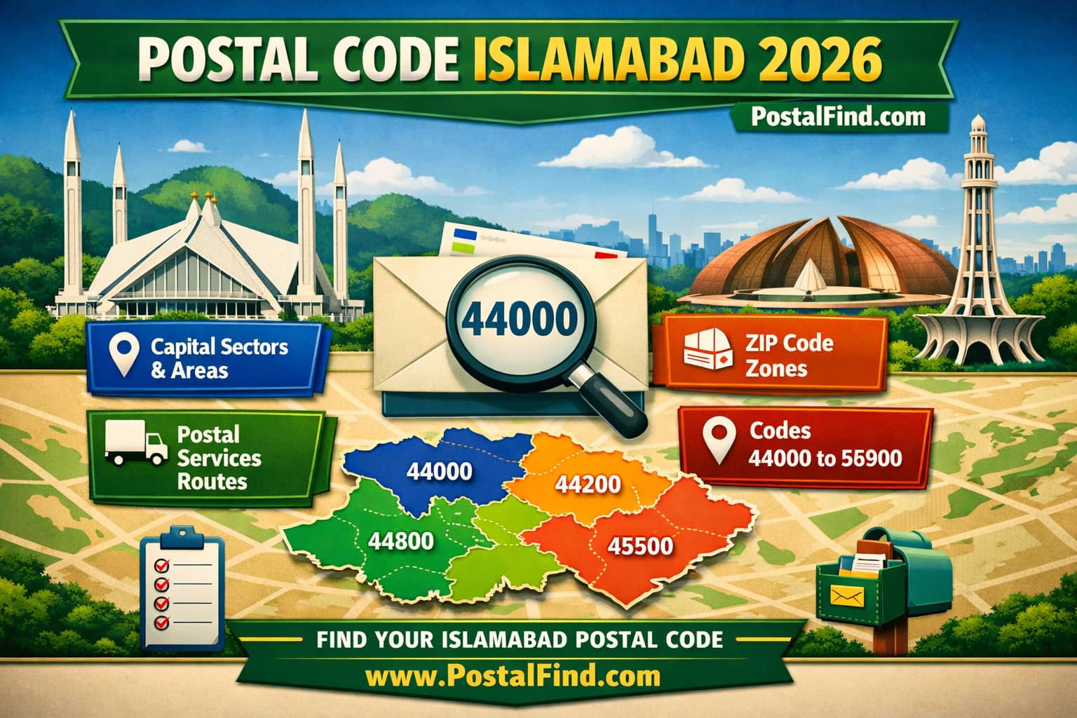 Postal Code Islamabad Pakistan